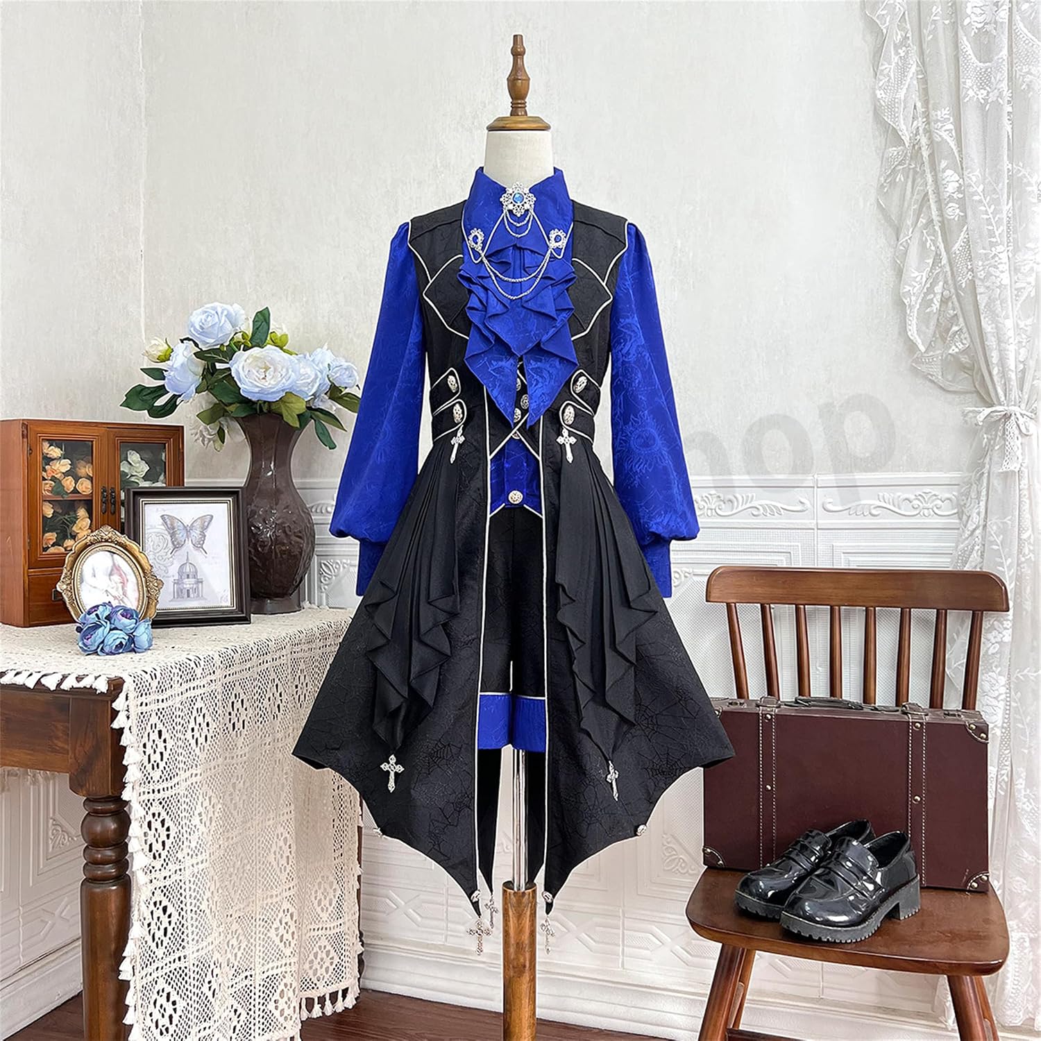 Amazon.co.jp: [Raineed] ゴシック王子 貴族風 軍服 ゴスロリ ロリィタ